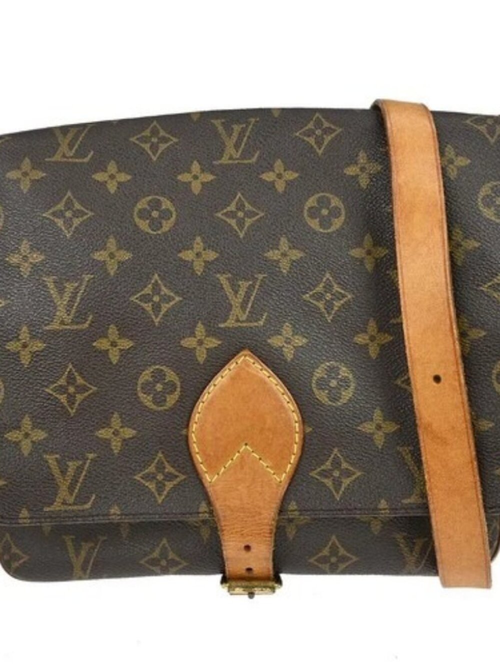 Best02 LOUIS VUITTON CARTOUCHIERE GM SHOULDER BAG M51252 SL0966 YQ06905